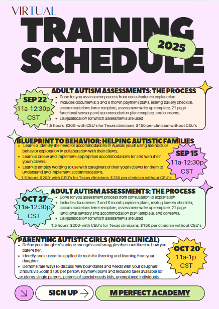 Adapting to Autism site, Workshops, and Courses